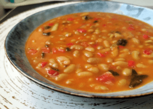 Receta de Verdinas con verduras en olla rápida